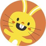 Mascote coelhinho da Bloom
