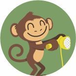 Mascote macaquinho da Bloom